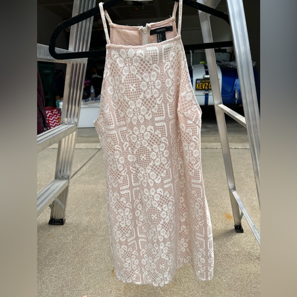 White Lace Mini dress